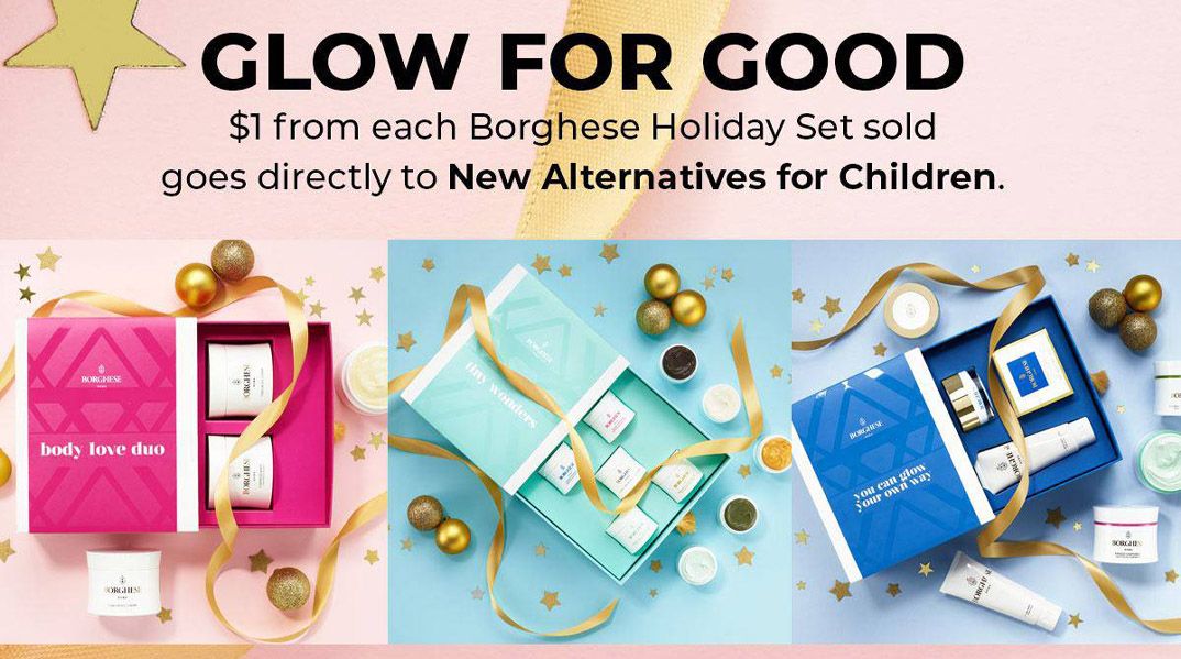 Borghese Partners with NAC to “Glow for Good” this Holiday Season