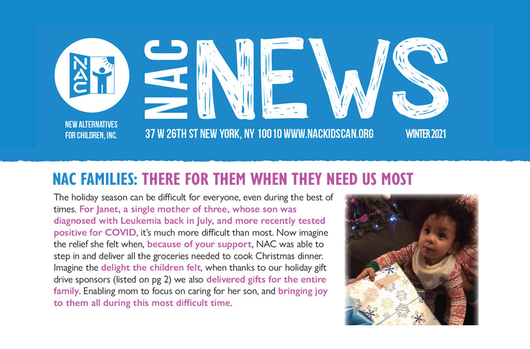 Our Winter 2021 NAC Newsletter has arrived!