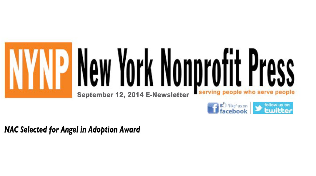 NAC Selected for Angels in Adoption Award