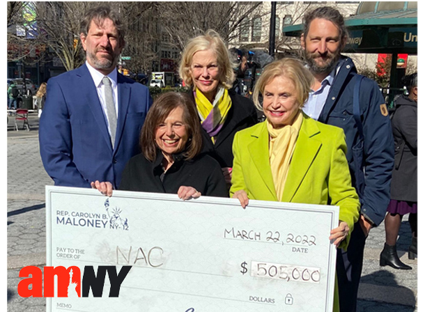 Congresswoman Carolyn Maloney Helps Secure Over $500k for NAC Kids
